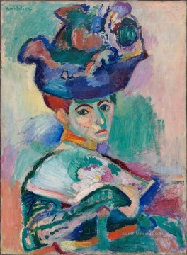 Henri Matisse Werke - Frau mit Hut 1905 abstrakte fauvism Henri Matisse